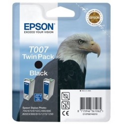 Double Pack Cartouche Noire (2xC13T007401) EPSON