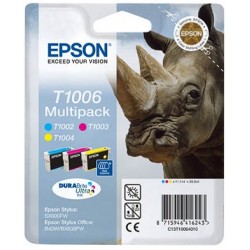 Multipack 3 Couleurs (série T1006)  EPSON B40W, BX600FW, SX600FW