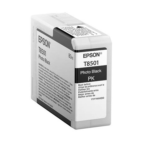 Cartouche d'encre photo Noire pour Epson SC-P800 (T8501)