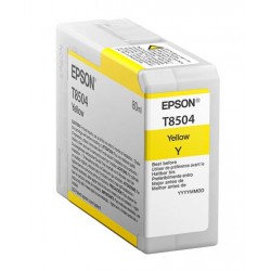 Cartouche d'encre Jaune pour Epson SC-P800 (T8504)