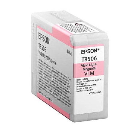 Cartouche d'encre Light Magenta pour Epson SC-P800 (T8506)