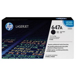 Toner noir pour imprimante HP ColorLaserJet CP4025 / CP4525 (647A)