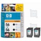 Pack de 2 cartouches Noires HP pour Deskjet 450 ... (N°56)