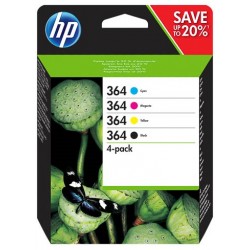 Pack de 4 cartouches HP N°364 / N°178 pour photosmart B8550 / C5380...(SD534)(J3M82AE)