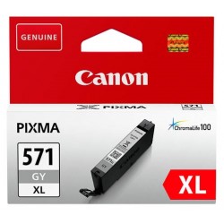 Cartouche Encre Grise Haute Capacité (CLI-571GY XL) pour Canon Pixma MG 5750 / MG 6850...