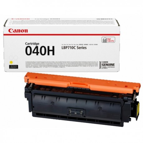 Cartouche Toner Jaune Haute Capacité CANON pour Imprimante Laser (N°040HY) - Capacité 10 000 pages