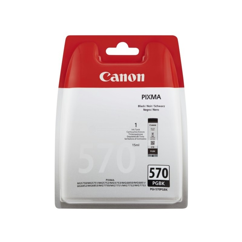 Cartouche Encre Noire (PGI-570PGBK) pour Canon Pixma MG 5750 / MG