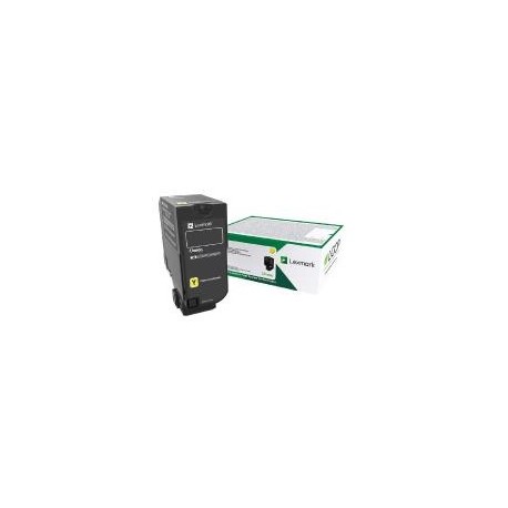 Cartouche de toner Return Program Jaune LEXMARK pour CS/CX 727, CS728  (10K) 