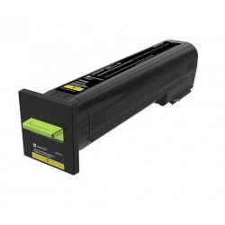 Cartouche de toner Return Program Jaune LEXMARK pour CS820de, CX820de...