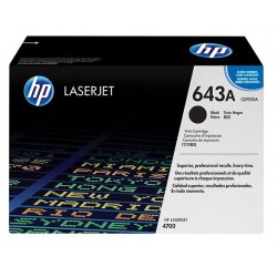 Toner Noir pour HP Color LaserJet 4700 (643A)
