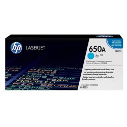 Toner cyan HP pour Color Laserjet CP5525... (650A)