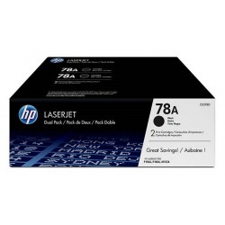 Pack de 2 Toners noirs HP pour laserjet Pro P1560 / P1600 / M1536dnf MFP (78A)