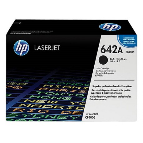 Toner noir pour HP CLJ CP4005 / CP4005N / CP4005DN (642A)