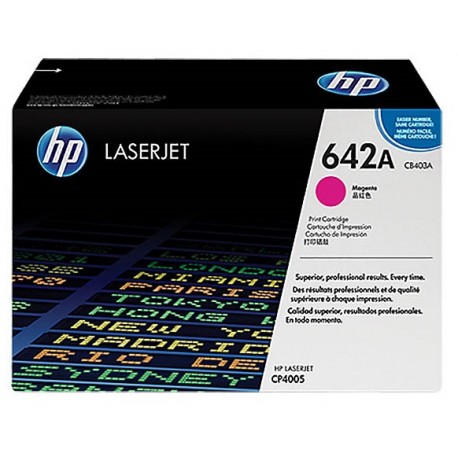 Toner magenta pour HP CLJ CP4005 / CP4005N / CP4005DN (642A)