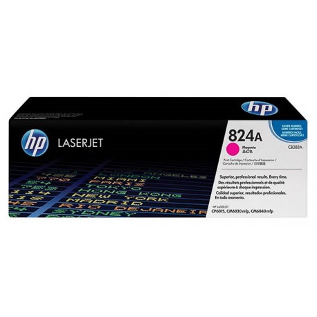 Toner magenta HP pour Color Laserjet CP6015 / CM6030 / CM6040 (824A)