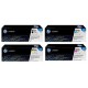 Pack de 4 toners HP pour Color Laserjet CP6015 / CM6030 / CM6040 (824A)