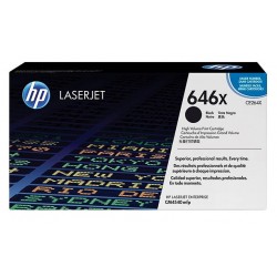 Toner noir HP pour Color laserjet Entreprise CM4540... (646X)