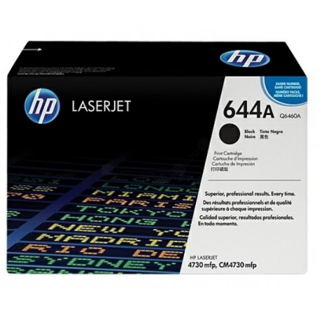 Toner Noir HP pour Color LaserJet 4730mfp (644A)