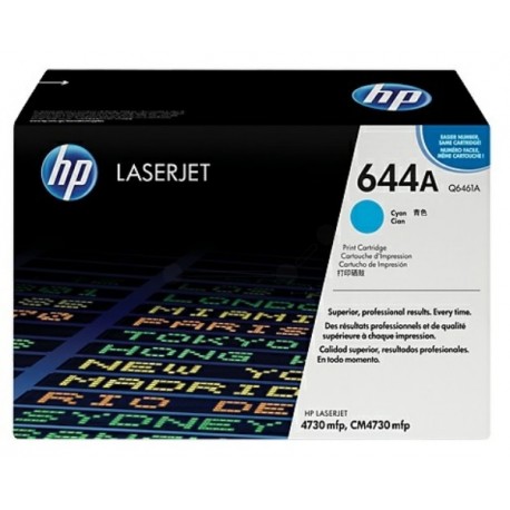 Toner cyan HP pour Color LaserJet 4730mfp (644A)