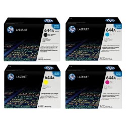 Pack de 4 toners HP pour Color LaserJet 4730mfp (644A)