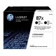 Pack 2 Toner noir  HP pour LaserJet Pro M506 / M527 ... (87X)