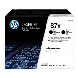 Pack 2 Toner noir  HP pour LaserJet Pro M506 / M527 ... (87X)