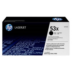 Toner noire longue durée pour HP pour LaserJet P2015 (53X)