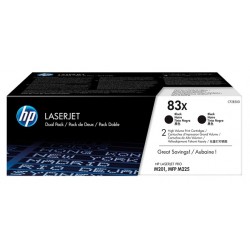 Pack 2 Toner noir HP pour LaserJet Pro MFP M201 / M225 ... (83X)