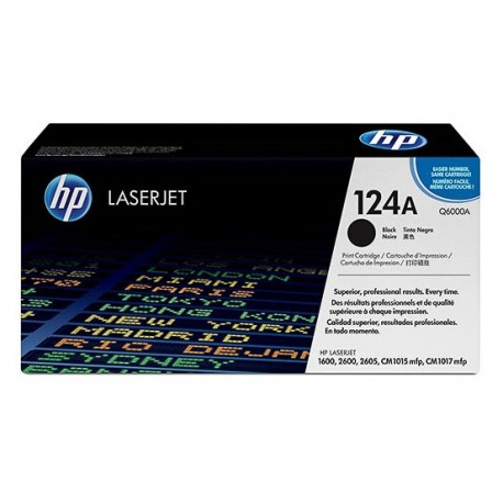 Toner HP noir pour Color LaserJet 2600n (124A)