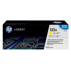 Toner HP jaune haute capacité pour Color LaserJet 2550 - 2800 (122A)