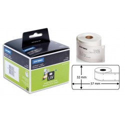 1000 Etiquettes Multi-usage LW adhesives Dymo 57mm x 32 mm (moyen format) (11354)