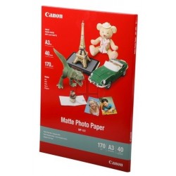 Canon Pack 40 feuilles papier photo mat A3 (MP101) - 170g 