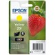 Cartouche Jaune Epson pour Expression Home XP-235 / XP332 / XP-432 ... (n°29 - fraise) (C13T29844012)
