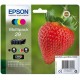 Multipack 4 couleurs Epson pour Expression Home XP-235 / XP332 / XP-432 ... (n°29 - fraise) (C13T29864012)