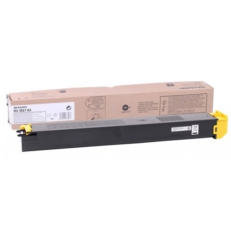 Toner jaune Sharp pour copieur MX2610 / MX3110 / MX3610