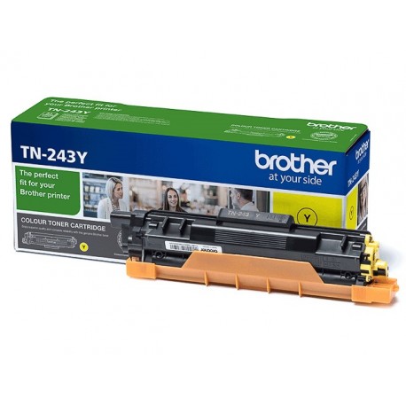 Toner Jaune Brother pour DCP L3510CDW/ HL L3210CW/ MFC L3710CW ... (TN243Y)