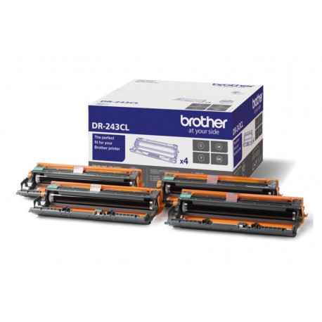 4 Unités Tambours Brother pour DCP L3510CDW/ HL L3210CW/ MFC L3710CW   (DR243CL)