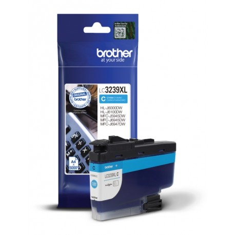 Cartouche Jet d'encre haute capacité Cyan BROTHER pour multi-fonction MFC-J5945DW...