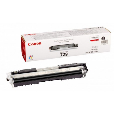 Toner noir Canon pour I-sensys LBP 7010c (type 729)