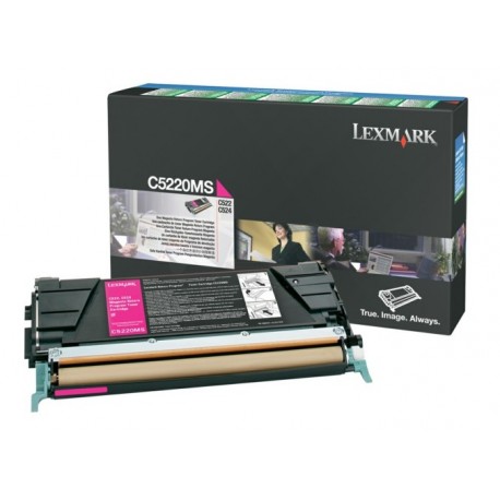 Toner Laser Lexmark LRP magenta pour C522/524/53x