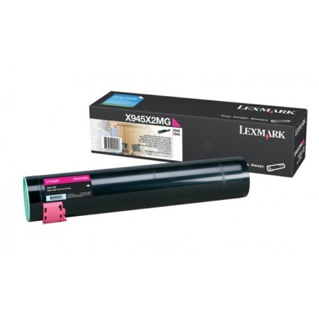 Toner magenta longue durée Lexmark pour 940e / 945e