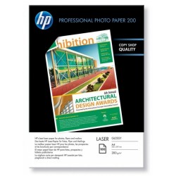 Papier photo A4 brillant laser professionnel HP - 100 feuilles - 200 gr - Finition brillante