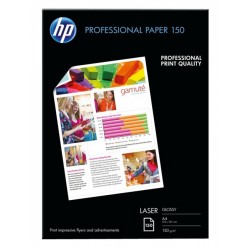 Papier A4 brillant laser professionnel HP - 150 feuilles - 150 gr - Finition brillante