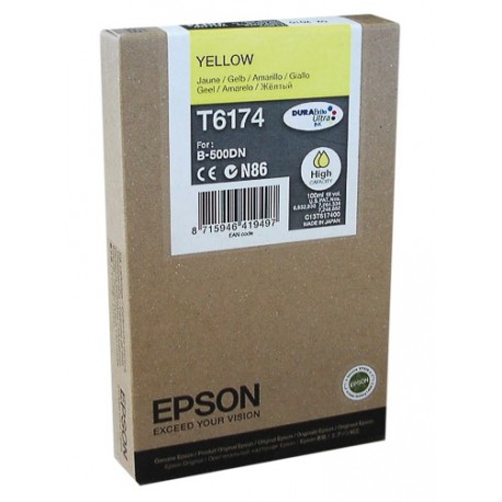 Cartouche d'encre jaune haute capacité Epson pour MicroPiezo B500DN