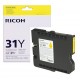 Cartouche jaune Ricoh pour Aficio GXe 3300N / 3350N (GC-31Y)