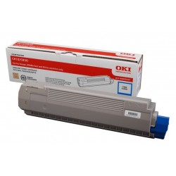 Toner cyan Oki pour C810 / C830