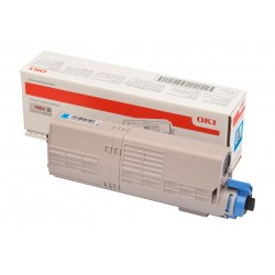 Cartouche toner Oki Original - Cyan - 6000 Pages pour MC573 - C532dn - C542dn