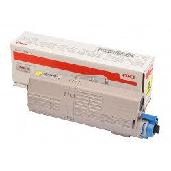 Cartouche toner Oki Original - Jaune - 6 000 Pages pour MC573