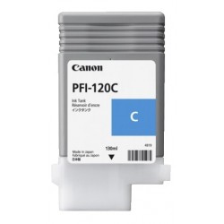 Cartouche d'encre Cyan Canon pour Image Prograf TM200 - TM300 ... (PFI120C)