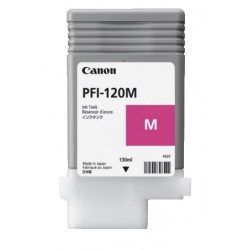 Cartouche d'encre Magenta Canon pour Image Prograf TM200 - TM300 ... (PFI120M)